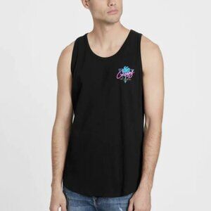 Guess Men's Medium Nalu Fashion Tank Black New